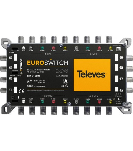 MULTISWITCH EUROSWITCH 9x9x8 ref. 719601