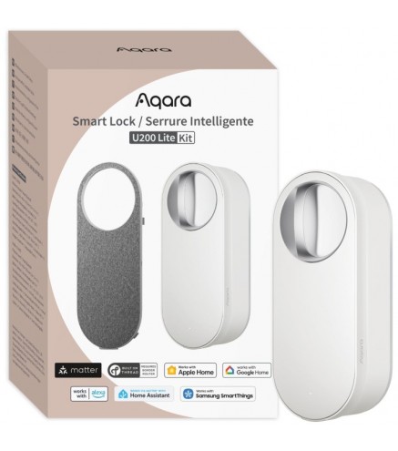 Aqara Smart Lock U200 Lite Biały Inteligentny zamek do drzwi EL-D03DW