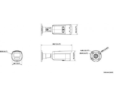 Kamera IP Hikvision DS-2CD2T46G2H-4I 2.8mm EF PL