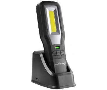 Latarka warsztatowa inspekcyjna COB LED everActive WL-600R 10W 550 lumenów IP54 z magnesem powerbank