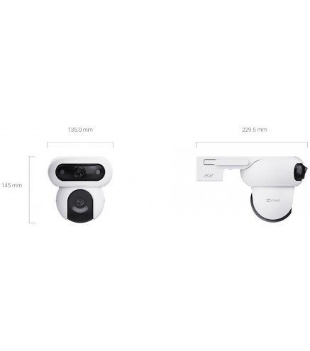 Kamera IP Ezviz HB90X Dual 4G Wi-Fi Kit 4MP+4MP z panelem solarnym 8W