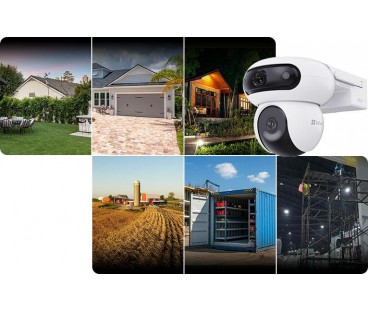 Kamera IP Ezviz HB90X Dual 4G Wi-Fi Kit 4MP+4MP z panelem solarnym 8W