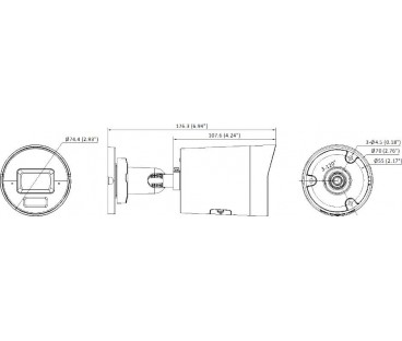 Kamera IP Hikvision 12MP DS-2CD20126G3-IUY/SL(2.8mm)(eF) BLACK
