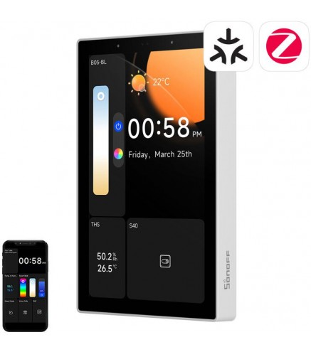 Panel sterowania WiFi/Bluetooth/ZigBee Matter SONOFF NSPanel Pro 120 (biały) NSPanel120PW