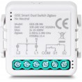 GISE Smart Podwójny moduł przekaźnikowy (bez N) Zigbee | Tuya | GDS-ZB-NN