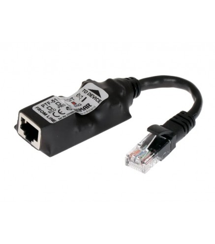 Miniaturowy ogranicznik przepięć do ochrony sieci LAN, PTF-51-ENG/PoE/Micro/T w osłonie termokurczli