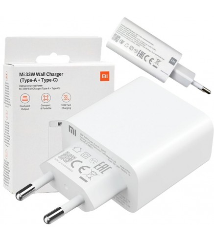 Ładowarka USB Xiaomi Mi 33W Wall Charger (Type-A+Type-C)