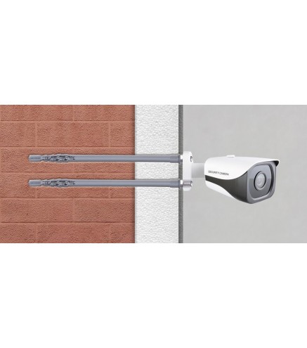 Kołek do mocowania na elewacji Ebolt 12x400 z gwintem wewnętrznym M5