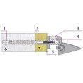 Kołek do mocowania na elewacji Ebolt 12x400 z gwintem wewnętrznym M5