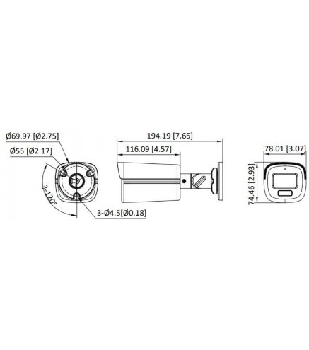 KAMERA 4W1 HIKVISION DS-2CE12DF3T-LFS(2.8mm)(O-STD)