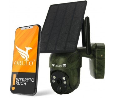 Kamera IP Orllo Bezprzewodowa 4G LTE Obrotowa z Panelem Solarnym ORLLO TZ1 MORO