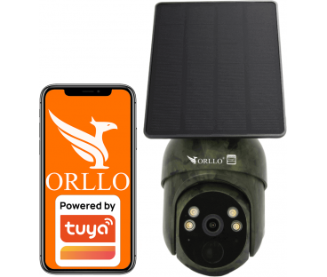 Kamera IP Orllo Bezprzewodowa 4G LTE Obrotowa z Panelem Solarnym ORLLO TZ1 MORO