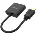 Adapter Unitek Y-6333 HDMI to VGA + audio Adapter Unitek Y-6333 HDMI to VGA + audio
