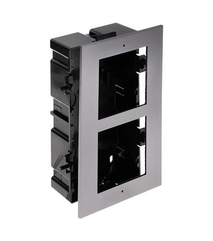 Ramka z puszką do montażu podtynkowego 2-modułowa HIKVISION DS-KD-ACF2/Plastic