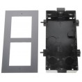 Ramka z puszką do montażu podtynkowego 2-modułowa HIKVISION DS-KD-ACF2/Plastic