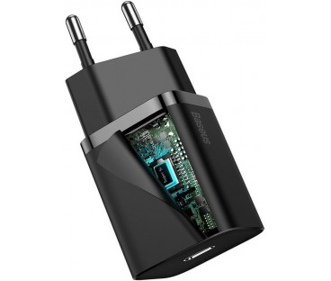 ŁADOWARKA SIECIOWA Baseus Super Si Quick Charger 1C TZCCSUP-L01 25W 1x USB-C PD 3.0 QC 3.0 + KABEL