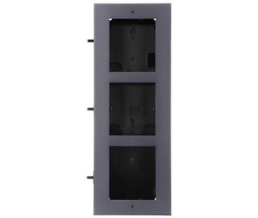 Ramka z puszką do montażu podtynk. 3-modułowa HIKVISION DS-KD-ACF3/Plastic