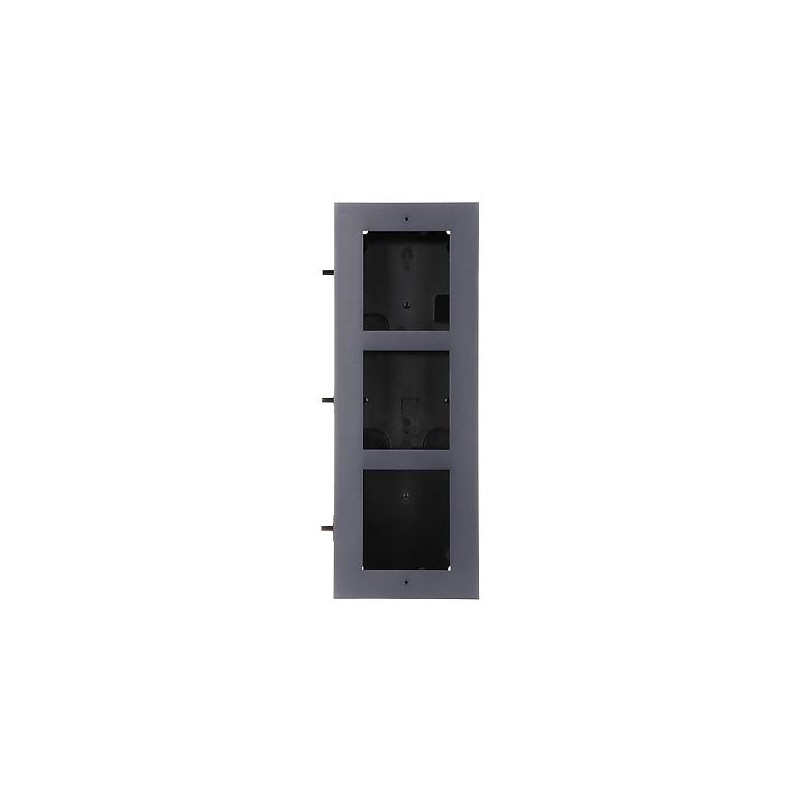 Ramka z puszką do montażu podtynk. 3-modułowa HIKVISION DS-KD-ACF3/Plastic