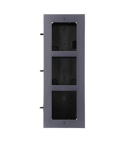 Ramka z puszką do montażu podtynk. 3-modułowa HIKVISION DS-KD-ACF3/Plastic