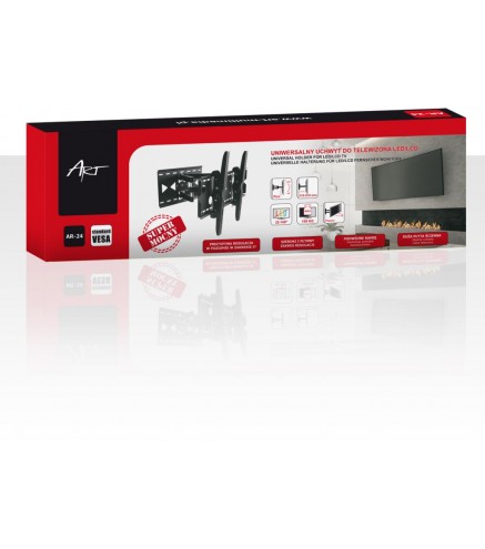 UCHWYT DO TV LCD/LED/PLAZMA 32-100" 100KG AR-24 ART reg.pion/poziom