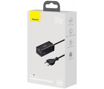 ŁADOWARKA SIECIOWA Baseus GaN 3 Pro Desktop Fast Charger CCGP000101 100W 2x USB-A 2x USB-C PD 3.0 QC 4.0+