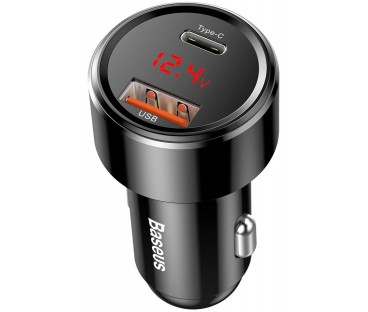 ŁADOWARKA SAMOCHODOWA Baseus Magic CCMLC20C-01 45W 6A 1x USB-A 1x USB-C QC 3.0