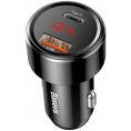 ŁADOWARKA SAMOCHODOWA Baseus Magic CCMLC20C-01 45W 6A 1x USB-A 1x USB-C QC 3.0