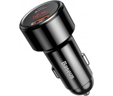 ŁADOWARKA SAMOCHODOWA Baseus Magic CCMLC20C-01 45W 6A 1x USB-A 1x USB-C QC 3.0