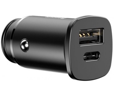 ŁADOWARKA SAMOCHODOWA Baseus Square CCALL-AS01 30W 5A 1x USB-A 1x USB-C QC 4.0+