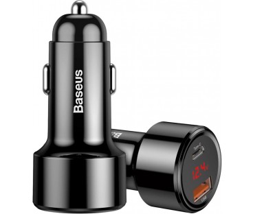 ŁADOWARKA SAMOCHODOWA Baseus Magic CCMLC20C-01 45W 6A 1x USB-A 1x USB-C QC 3.0