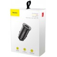 ŁADOWARKA SAMOCHODOWA Baseus Square CCALL-AS01 30W 5A 1x USB-A 1x USB-C QC 4.0+