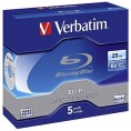 Płyty Blu-Ray Verbatim BD-R SL 25GB Cake (5szt.)