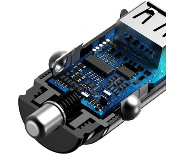 ŁADOWARKA SAMOCHODOWA Baseus Circular CCALL-YD01 30W 5A 2x USB-A QC 3.0