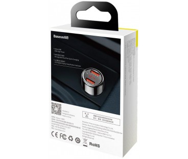 ŁADOWARKA SAMOCHODOWA Baseus Magic CCMLC20A-01 45W 6A 2x USB-A QC 3.0