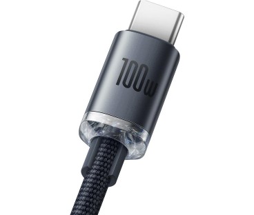 KABEL USB-A / USB-C Baseus Crystal CAJY000401 120cm 100W 6A QC 3.0 W OPLOCIE PREMIUM