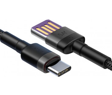 KABEL USB-A / USB-C Baseus Cafule CATKLF-PG1 100cm SuperCharge 40W 5A QC 3.0 W OPLOCIE