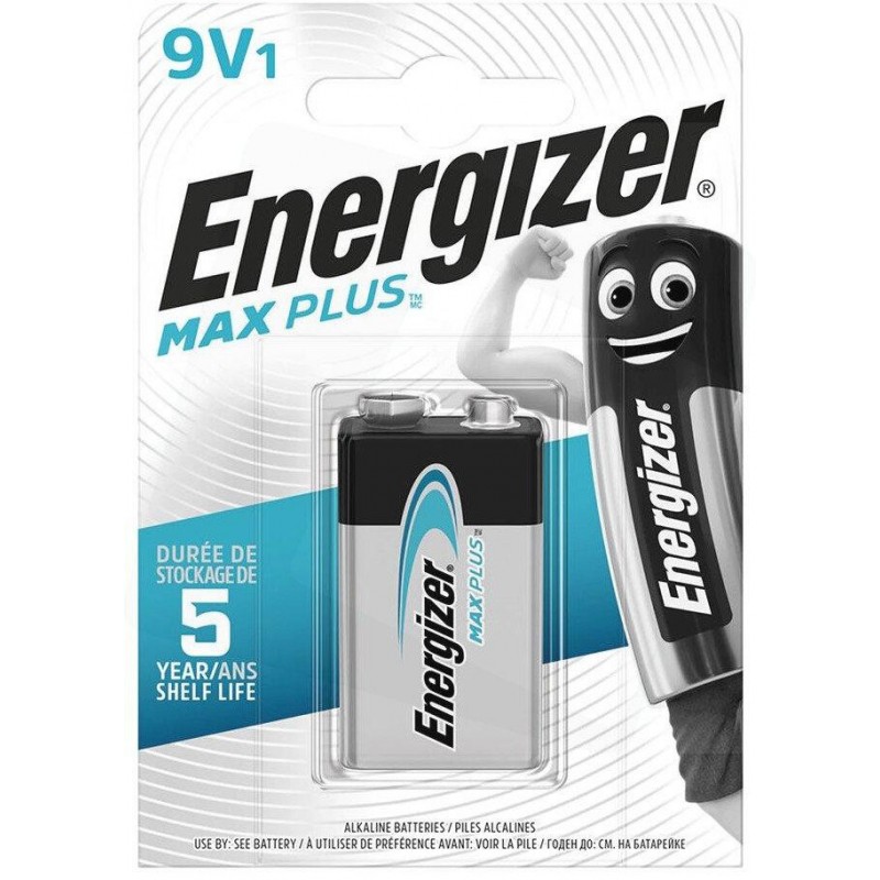 Bateria 6LR61 9 V Energizer Alcaline MAX Plus (blister 1 szt.)