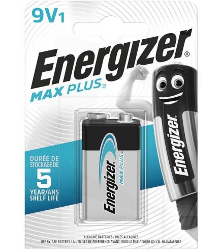 Bateria 6LR61 9 V Energizer Alcaline MAX Plus (blister 1 szt.)