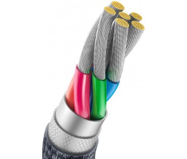KABEL USB-A / USB-C Baseus Crystal CAJY000401 120cm 100W 6A QC 3.0 W OPLOCIE PREMIUM
