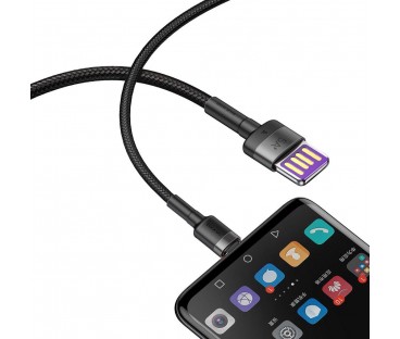KABEL USB-A / USB-C Baseus Cafule CATKLF-PG1 100cm SuperCharge 40W 5A QC 3.0 W OPLOCIE