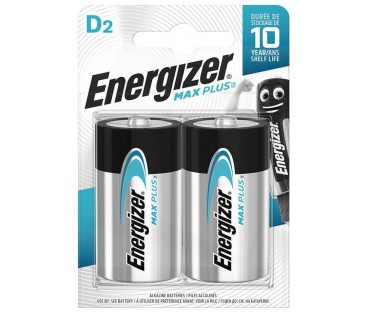 Bateria LR20 / D Energizer Alcaline MAX Plus (blister 2 szt.)