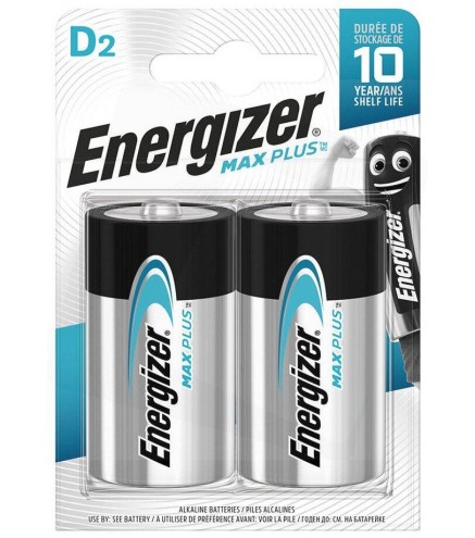 Bateria LR20 / D Energizer Alcaline MAX Plus (blister 2 szt.)
