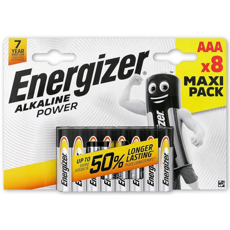 Bateria LR03 / AAA Energizer Alcaline Power (blister 8 szt.)