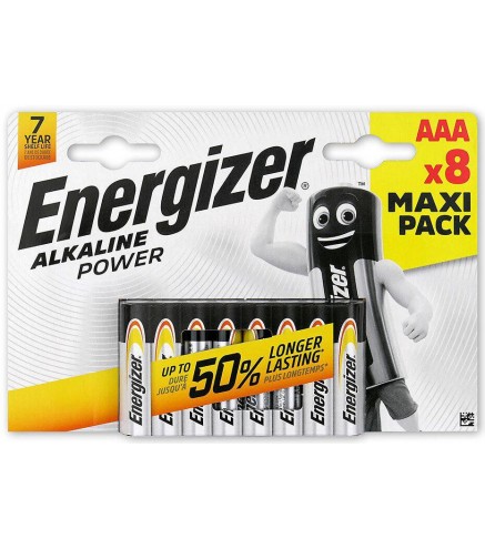Bateria LR03 / AAA Energizer Alcaline Power (blister 8 szt.)
