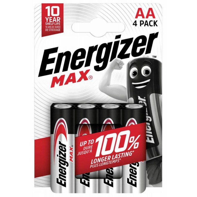 Bateria LR6 / AA Energizer MAX (blister 4 szt.)