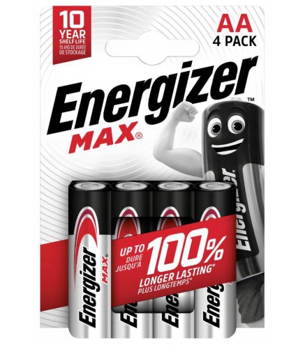 Bateria LR6 / AA Energizer MAX (blister 4 szt.)
