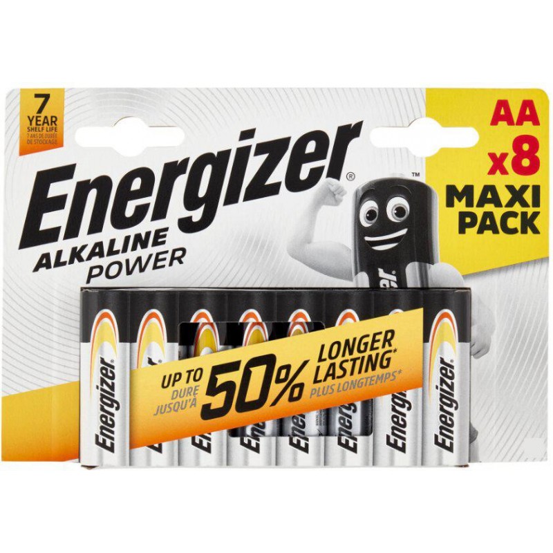 Bateria LR6 / AA Energizer Alcaline Power (blister 8 szt.)