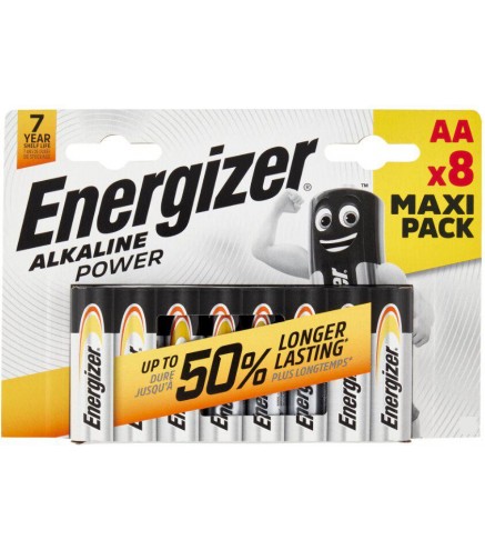 Bateria LR6 / AA Energizer Alcaline Power (blister 8 szt.)