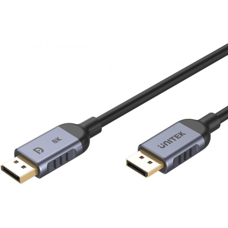 Kabel DisplayPort Unitek 1.4 8k 60hz, 4k 240hz, HDR, HDCP 2.3, DSC 1.2, 1,5m