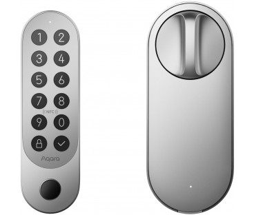 Aqara Smart Lock U200 Kit Srebrny, HomeKit, Thread, Bluetooth 5.1, NFC